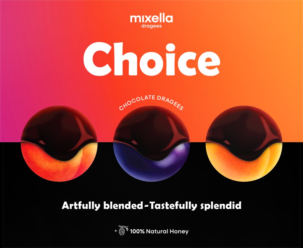 Mixella Choice շոկոլադե դրաժե