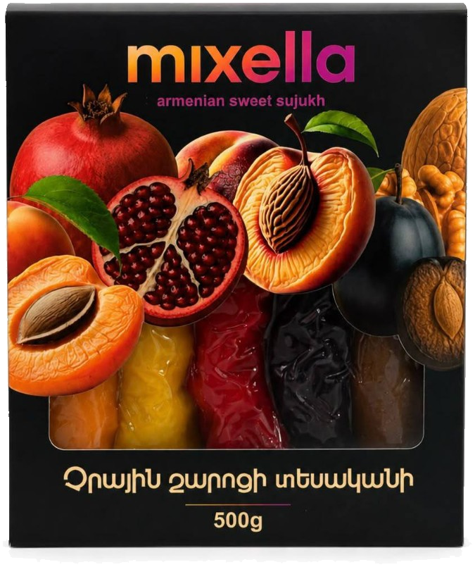 Mixella Armenian sweet sujukh assorted box 500g